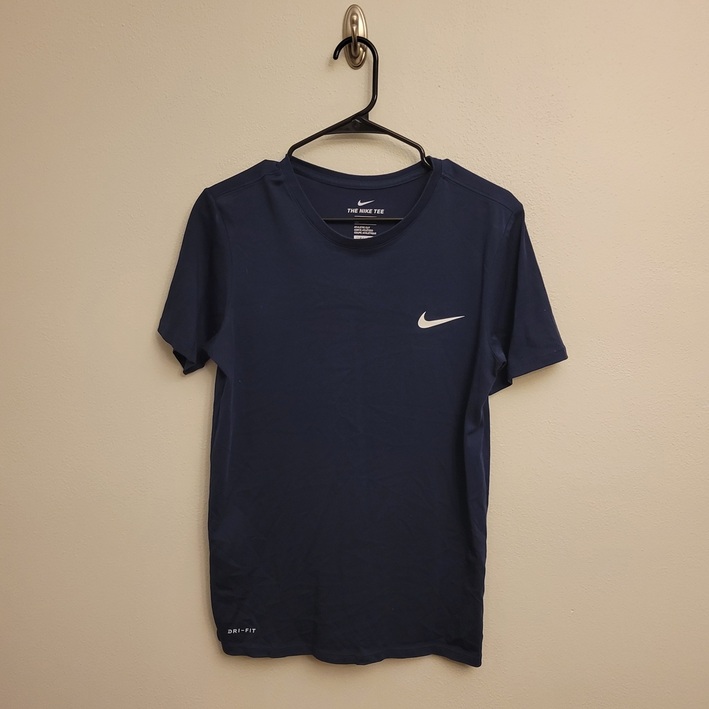 VGUC Nike Men's Dri Fit "The Nike Tee", Navy, Size Sm